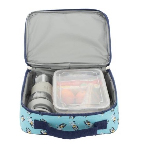 Moose Bluey Kids Lunch Box Lunch Bag Blue - Picture 3 of 16